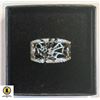 .925 SILVER STAMPED SPIDER RING