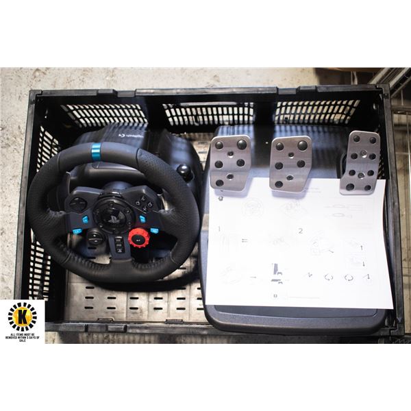 LOGITECH PLAYSTATION G29 RACING WHEEL AND PEDALS