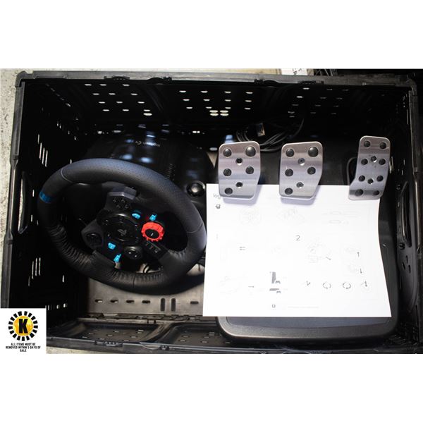 LOGITECH PLAYSTATION G29 RACING WHEEL AND PEDALS