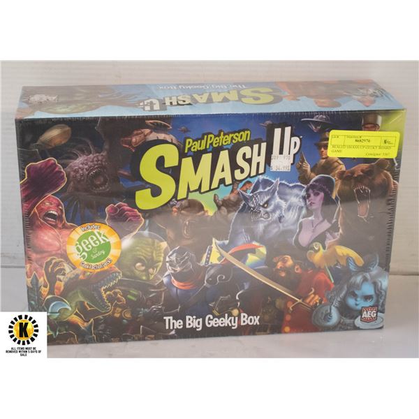 SEALED SMASH UP GEEKY BOARD GAME