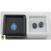 Image 1 : #205-UNHEATED OPAL 1.75CT  & HEATED SAPPHIRE 3.45C