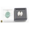 Image 1 : #220-UNHEATED OPAL 2.50CT & GREEN EMERALD 9.0CT