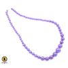 Image 1 : #174-NATURAL PURPPLE JADE NECKLACE