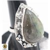 Image 1 : #274-NATURAL LABRADORITE RING SIZE 5.5