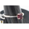 Image 1 : #136-HEATED RED RUBY 5 MM RING SIZE 7