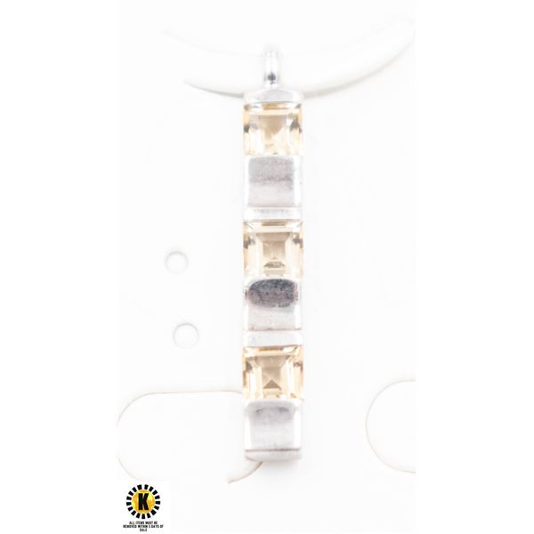 #31-YELLOW CITRINE PENDANT