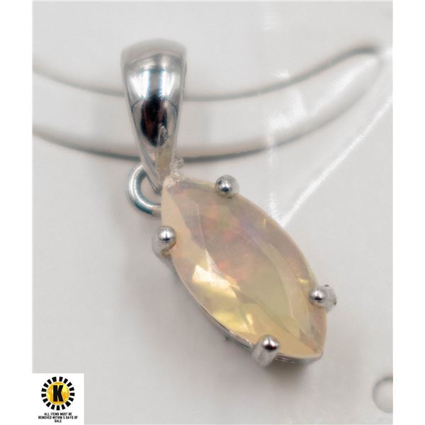 #103-UNHEATED EITHOPIA OPAL PENDANT