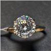 Image 1 : BZ1467-154 10K WHITE MOISSANITE (2.42CT) RING