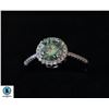 Image 1 : GRA CERTIFIED 1 CT BLUE-GREEN MOISSANITE