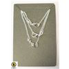 Image 1 : 3 X 40 CM .925 SILVER NECKLACES WITH