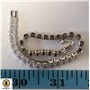 Image 1 : TENNIS BRACELET WITH SQUARE CUT 4MM X 35