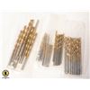 Image 1 : 50 DRILL BITS TITANIUM COATED