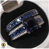 Image 1 : BLUE COLORED RING W/ACCENT STONES 2PC SET