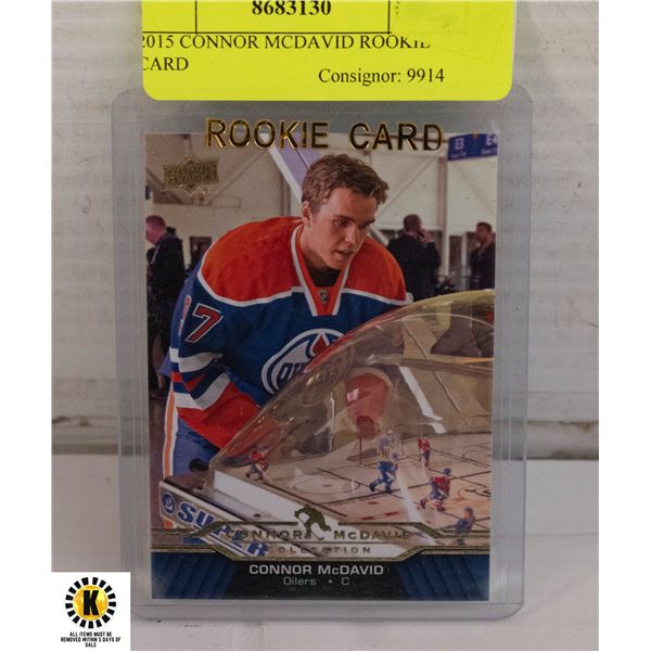 2015 CONNOR MCDAVID ROOKIE CARD