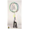 Image 1 : BUNDLE OF 4 BADMINTON RACKETS WITH 2