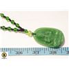 Image 1 : JADE BUDDHA PENDANT NECKLACE