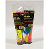 Image 1 : 2 PACKS OF 200 ASSORTED ZIP TIES