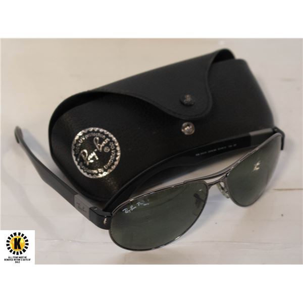 PAIR OF RAY-BAN P SUNGLASSES IN CASE
