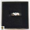 .925 SILVER STAMPED CUBIC ZIRCONIA RING