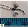 Image 1 : DRAGON FLY PENDANT & CHAIN