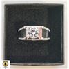 Image 1 : .925 SILVER STAMPED CUBIC ZIRCONIA RING