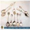 Image 1 : LOT OF 10 VARIOUS COLLECTIBLE SPOONS