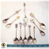 Image 1 : LOT OF 10 VARIOUS COLLECTIBLE SPOONS