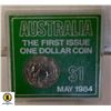 Image 1 : 1984 AUSTRALIA FIRST ISSUE $1 DOLLAR