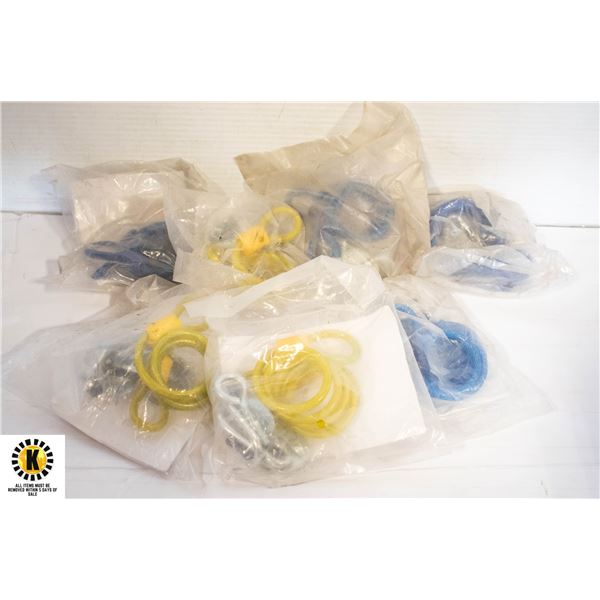 7 NEW - RESTRAINING CABLE & HARDWARE