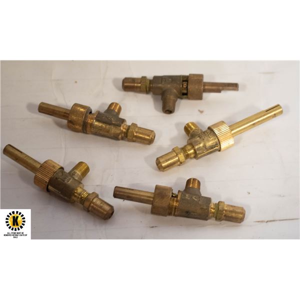 5 NEW - MIDDLEBY - MONTAGUE GAS BURNER VALVE
