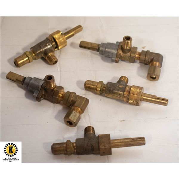 5 NEW - MIDDLEBY - MONTAGUE GAS BURNER VALVE