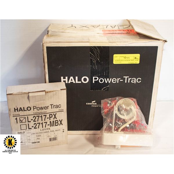 10 NEW HALLO POWER TRAC - LOW VOLTAGE