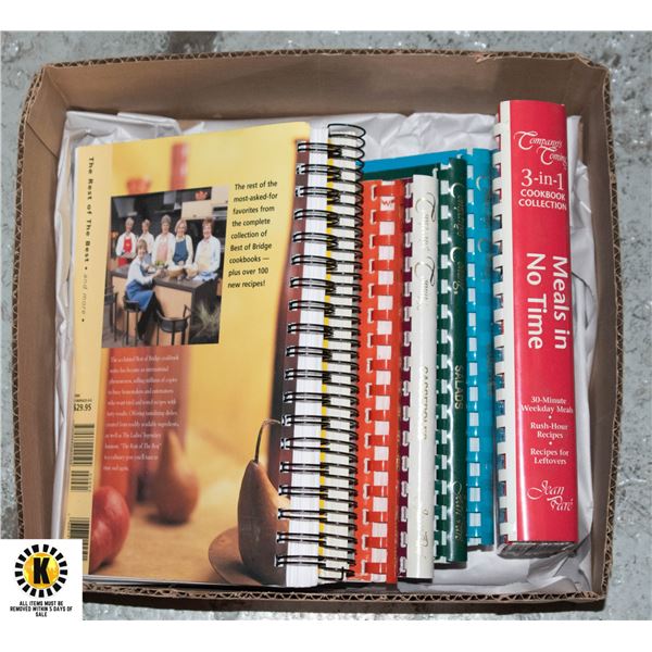 COMPANY'S COMING/BEST OF BRIDGE COOKBOOKS (8)