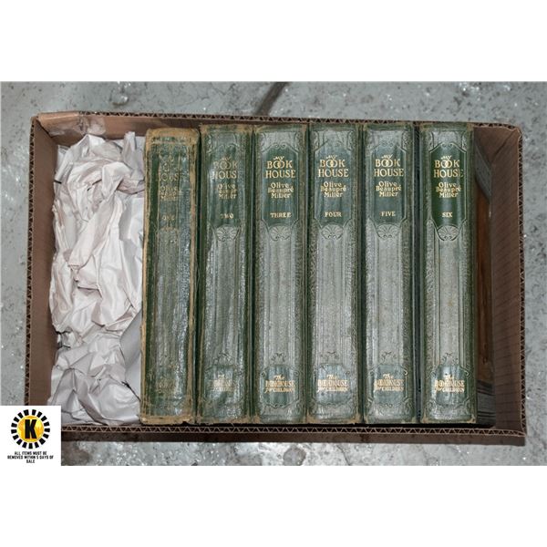 1920 "MY BOOKHOUSE" CHILDRENS SERIES- VOLUMES 1-