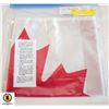 Image 1 : CANADIAN FLAG- HEAVY WOVEN POLY- 36" X 17"- NEW