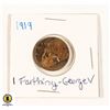 Image 2 : 1919 - 1 FARTHING - GEORGE V