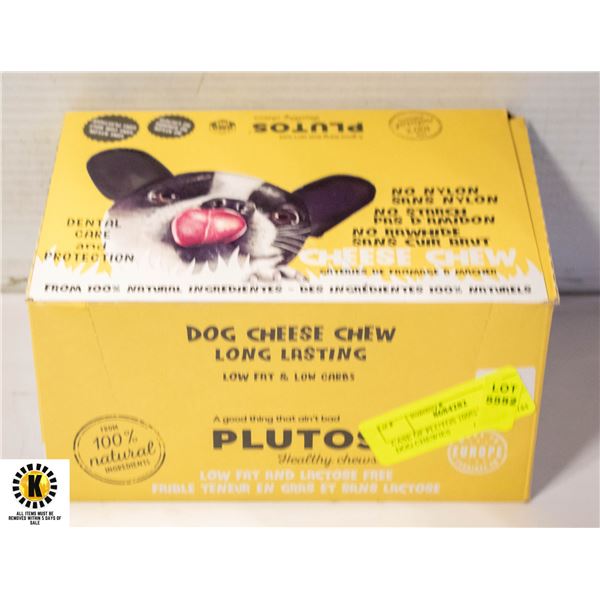 CASE OF PLUTOS 100% NATURAL DOG CHEWIES