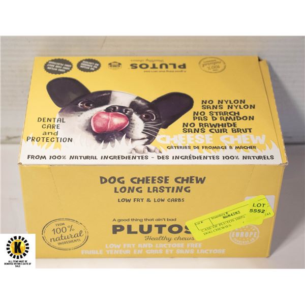 CASE OF PLUTOS 100% NATURAL DOG CHEWIES