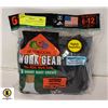 Image 1 : BLACK SHORT BOOT CREW SOCKS 6-12 SIZE 6-PACK