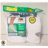 Image 1 : ANKLE SOCKS WHITE 12-16 SIZE 6-PACK