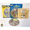 Image 1 : LOT OF 7.25" SAW BLADES (4)