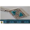 Image 1 : 22" SYRIAN TURQUIOSE NECKLACE