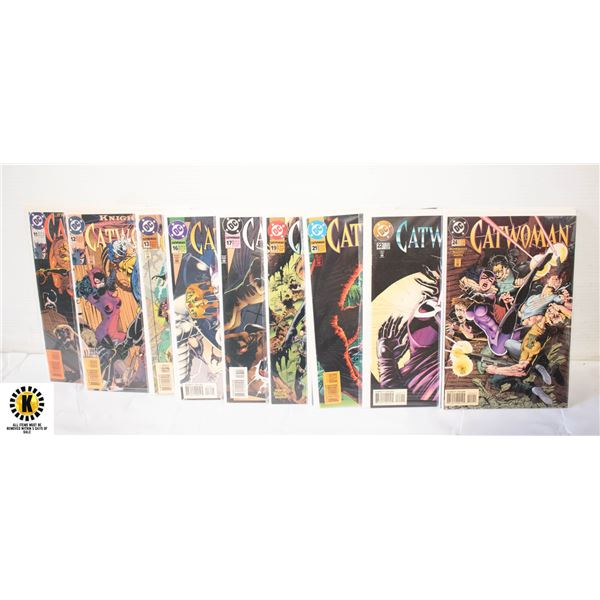 DC CATWOMAN #13-24 COMIC LOT, 1993