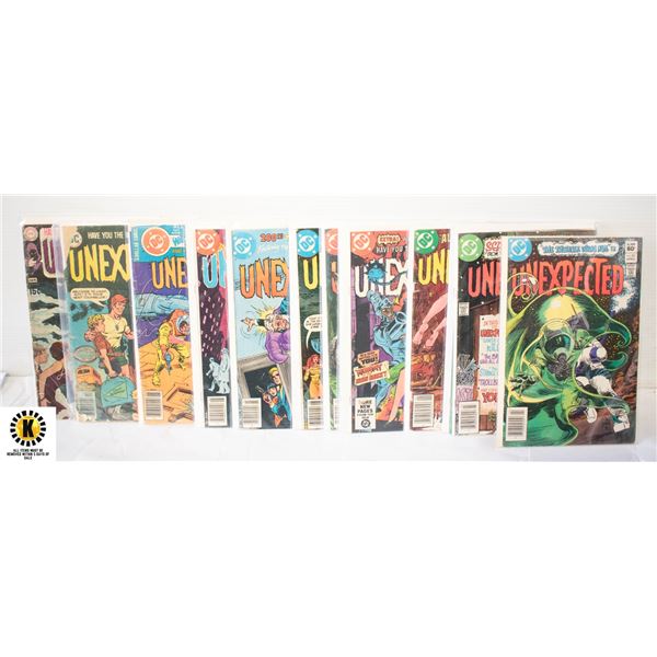 DC UNEXPECTED #116-221 COMIC LOT