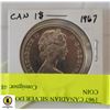 Image 2 : 1967 CANADIAN SILVER DOLLAR COIN