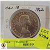 Image 1 : 1962 CANADIAN SILVER DOLLAR COIN