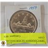 Image 2 : 1959 CANADIAN SILVER DOLLAR COIN
