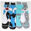 Image 1 : TWO NEW PAIRS OF LOONEY TOONS THEME ADULT SOCKS
