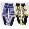 Image 1 : TWO NEW PAIRS OF STAR WARS THEME ADULT SOCKS
