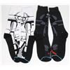 Image 1 : TWO NEW PAIRS OF STAR WARS THEME ADULT SOCKS
